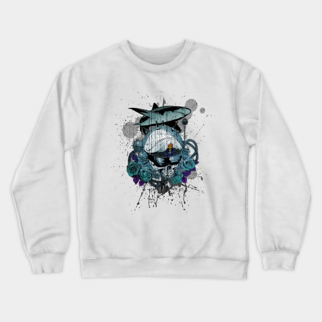 Captain Shark Crewneck Sweatshirt by ZodiaCult